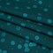 1 Yard Teal Snow Textured Circles and Spots Printed Quilting Cotton Fabric
